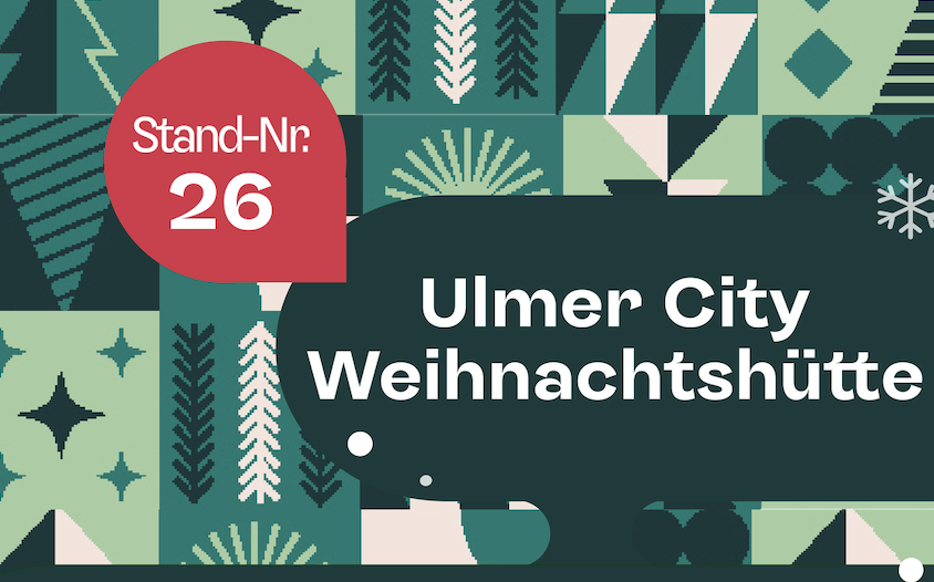 Ulmer City Weihnachtsmarkthütte